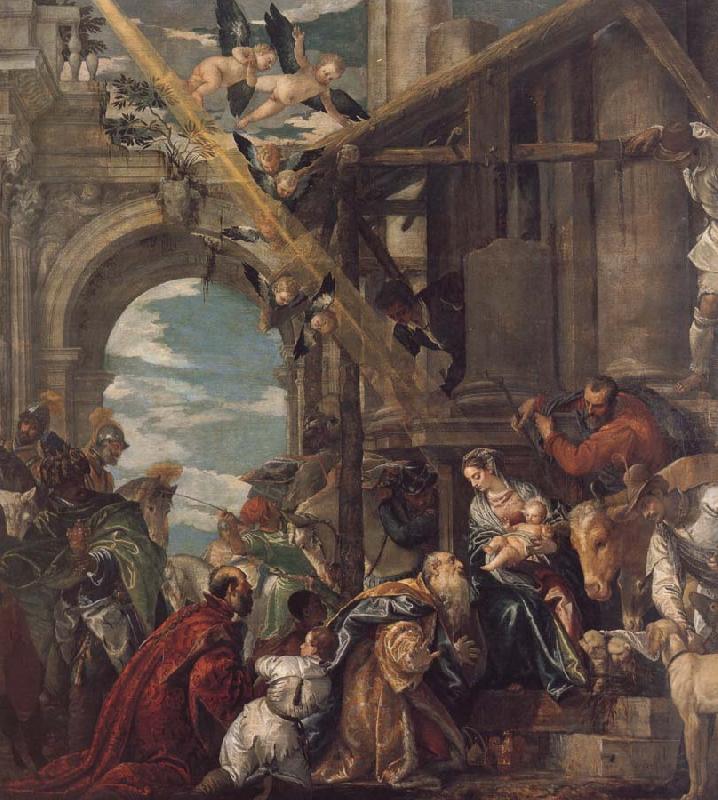 Paolo  Veronese THe Adoration of the Kings France oil painting art